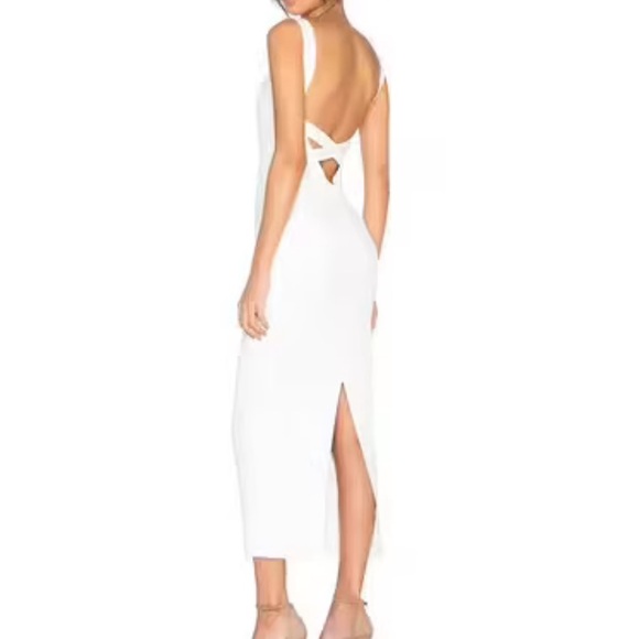 MISHA COLLECTION Slim Crepe Midi Dress - Picture 2 of 8